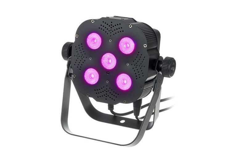 Floor Spot 5x8W RGBW Verleih DJ PUK